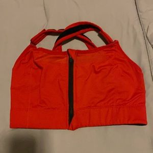 CVG Zipper-Front High Impact Sports Bra - XS